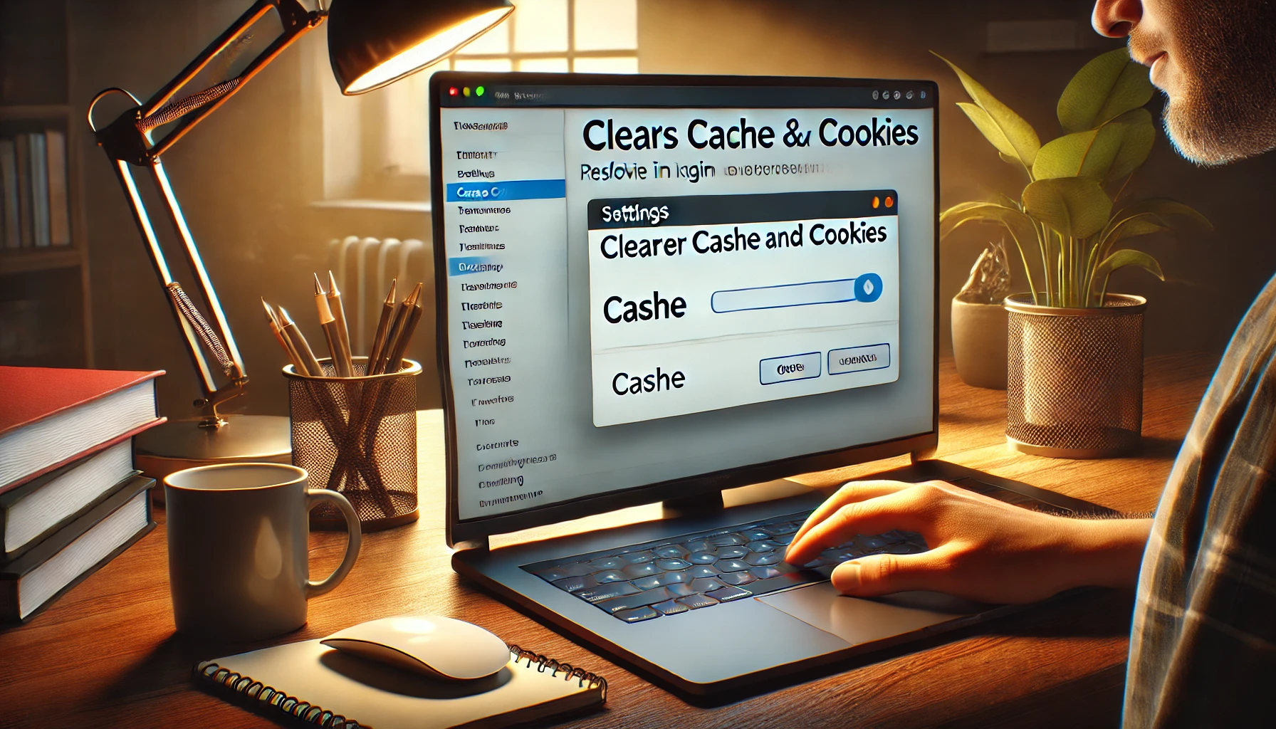 ser clearing browser cache and cookies to resolve URL shortener login issues.