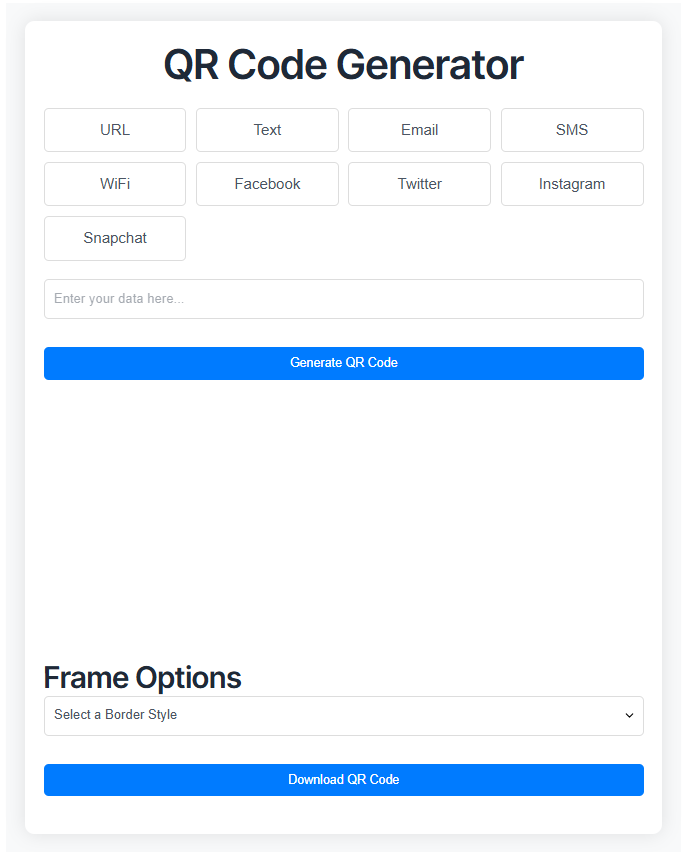 Thet Tech Target QR Code Generator