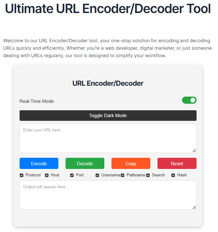 URL Encoder/Decoder