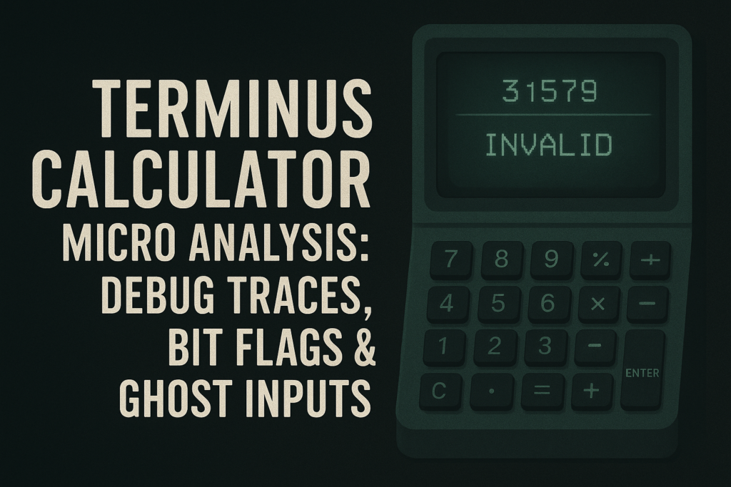 terminus calculator