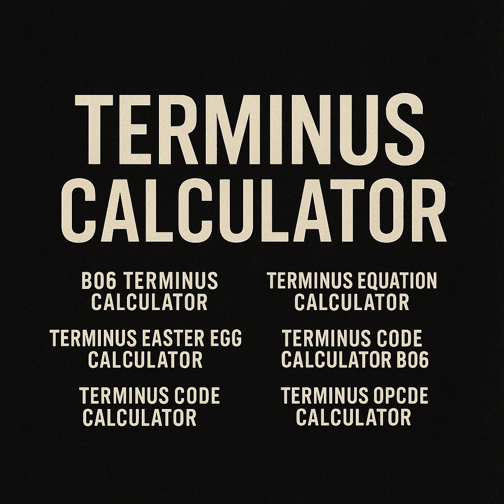 terminus calculator