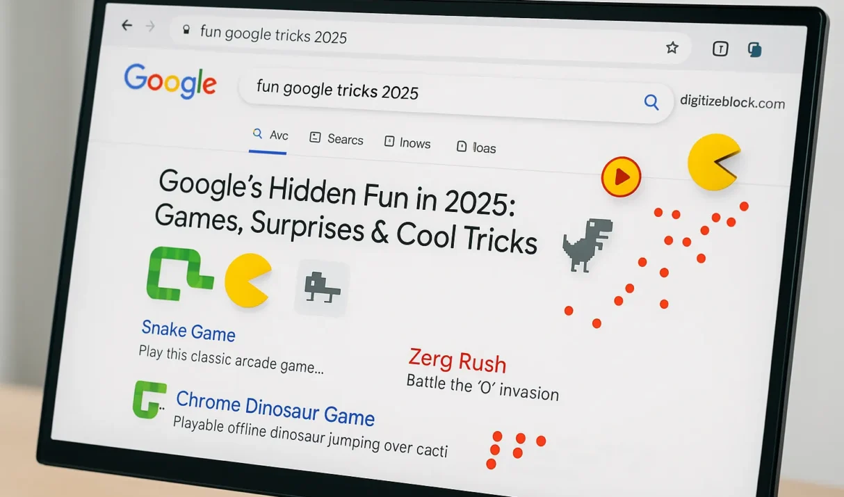 Google’s Hidden Fun in 2025: Games, Surprises & Cool Tricks