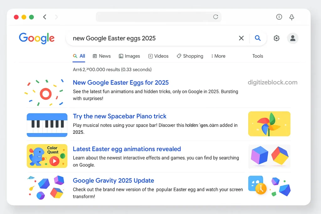 Google Tricks and All Google Easter Eggs