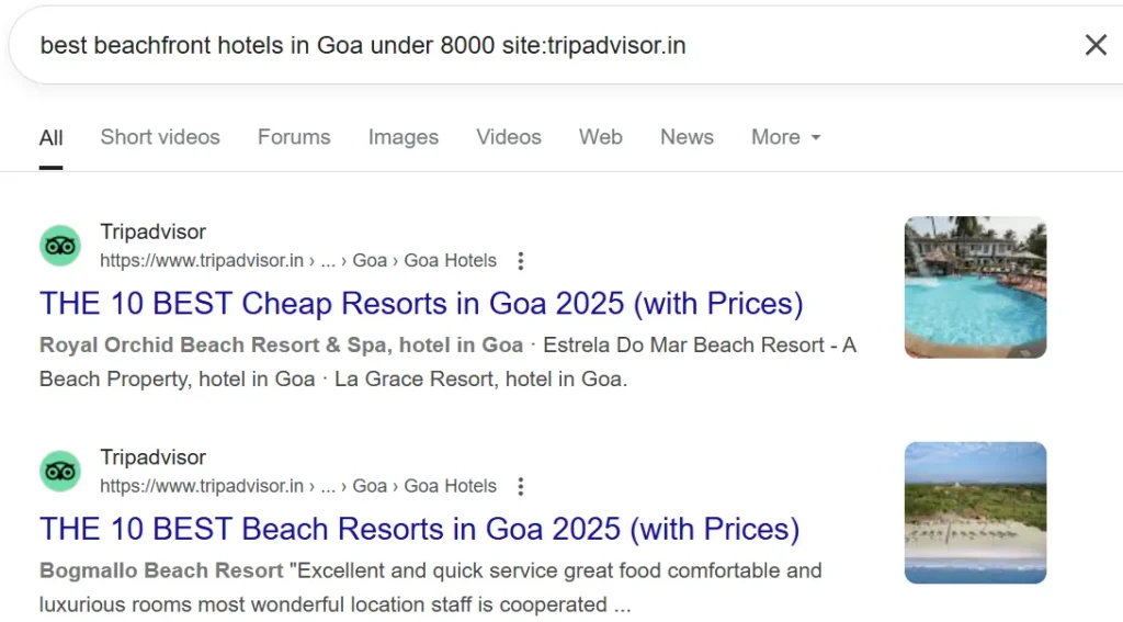 How to search on google
