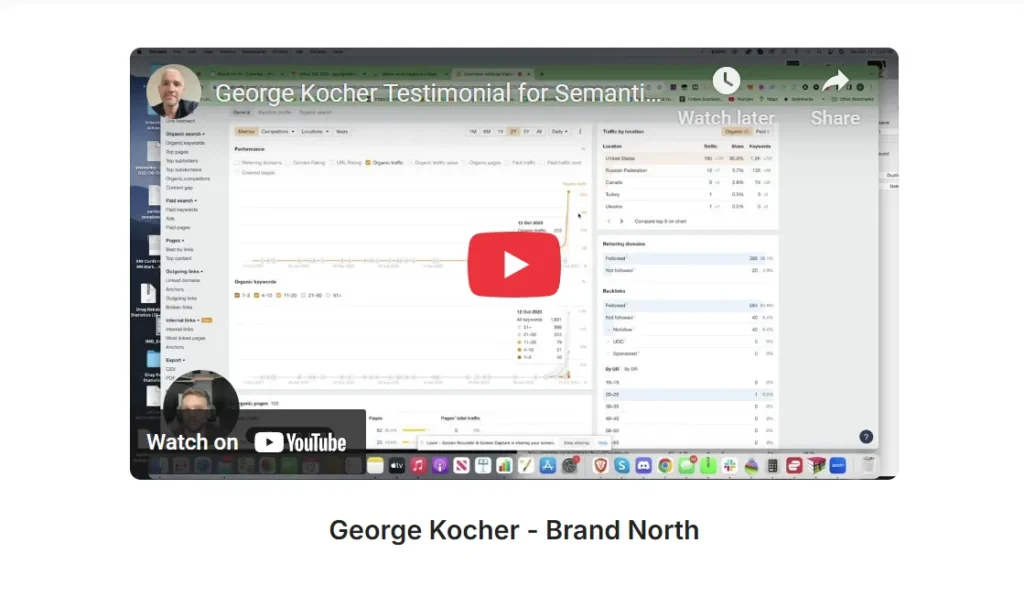 Testimonial George Kocher